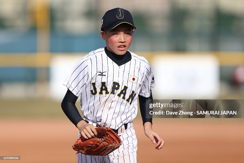 2016 lX BFA U12 Baseball Championship - Japan v China