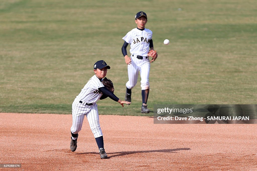 2016 lX BFA U12 Baseball Championship - Japan v China