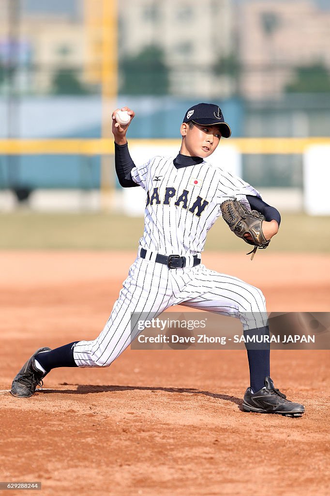 2016 lX BFA U12 Baseball Championship - Japan v China