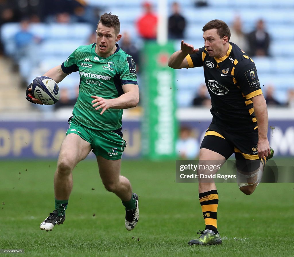 Wasps v Connacht Rugby - European Rugby Champions Cup