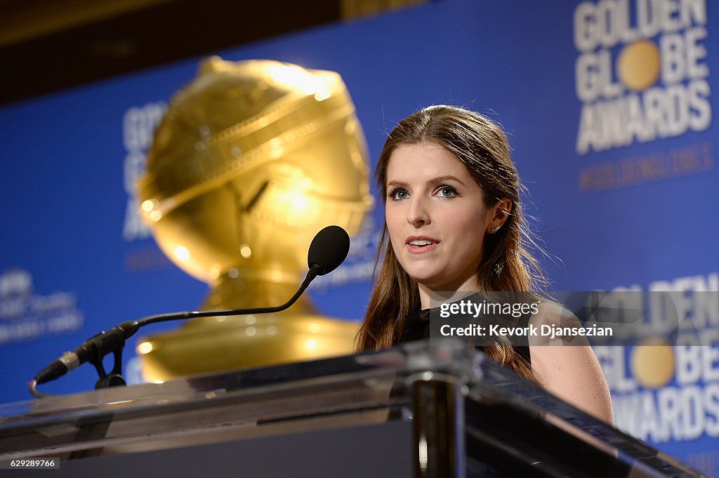 Nominations Announcement For The 74th Annual Golden Globe Awards