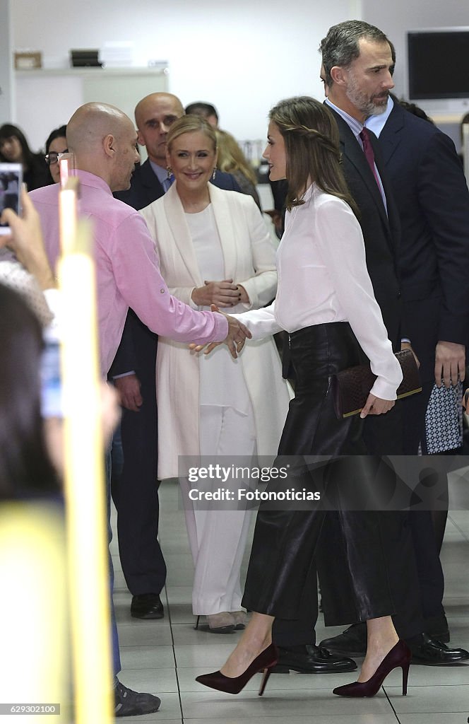 Spanish Royals Visit Zeta Group On Its 40th Anniversary