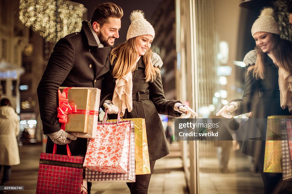 Weihnachtsgeschenk-Shopping