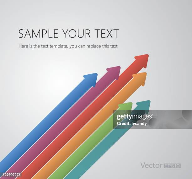arrows group rise up - chart up arrow stock illustrations