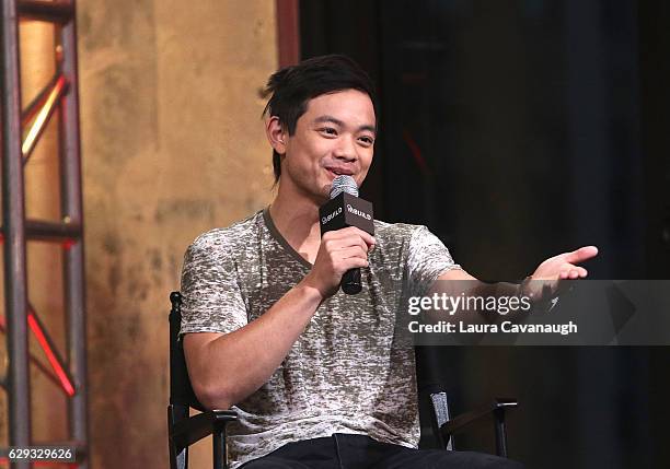 Osric Chau attends Build Presents to discuss "Dirk Gently's Holistic Detective Agency" at AOL HQ on December 12, 2016 in New York City.