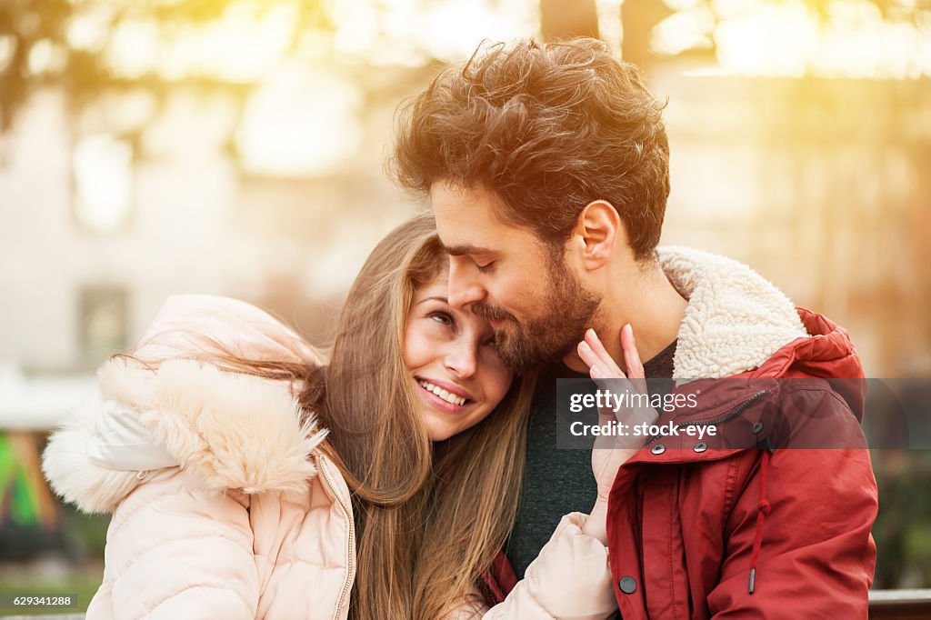 Young Couple in a Park