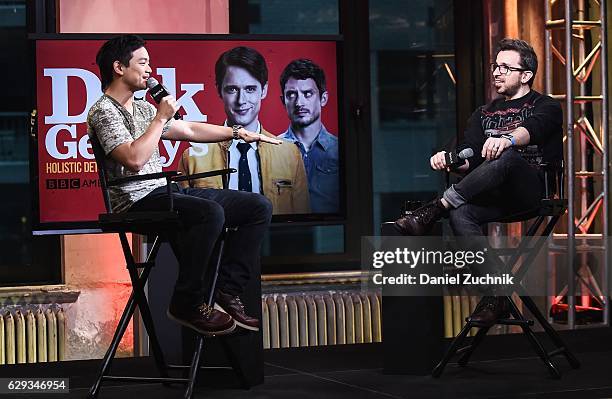 Osric Chau attends AOL Build to discuss the show 'Dirk Gently's Holistic Detective Agency' at AOL HQ on December 12, 2016 in New York City.