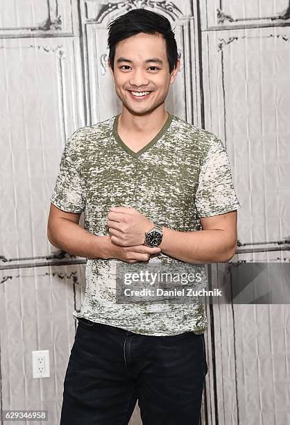 Osric Chau attends AOL Build to discuss the show 'Dirk Gently's Holistic Detective Agency' at AOL HQ on December 12, 2016 in New York City.