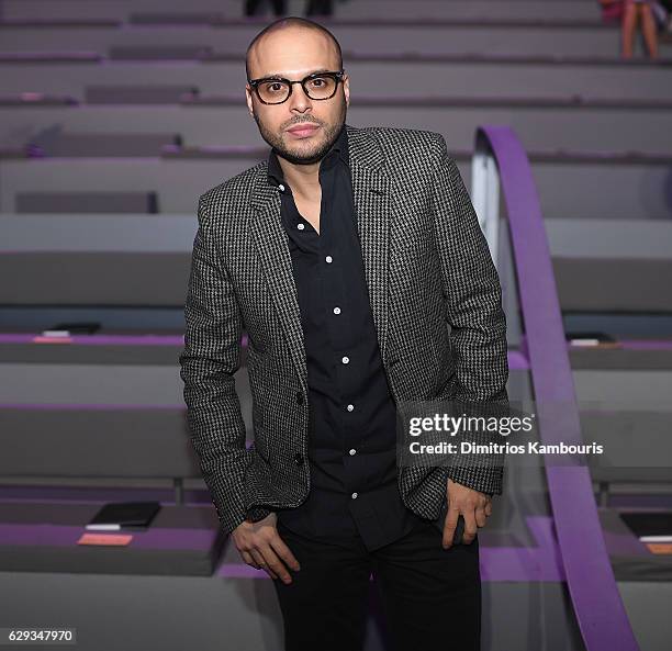 Richie Akiva attends the 2016 Victoria's Secret Fashion Show on November 30, 2016 in Paris, France.