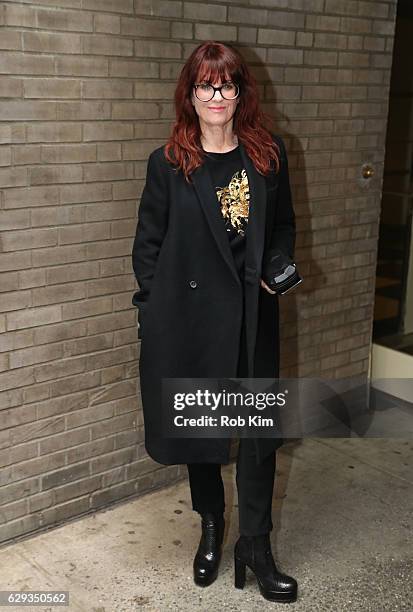 Megan Mullally arrives for the Hearst 100 Luncheon at Michael's on December 12, 2016 in New York City.