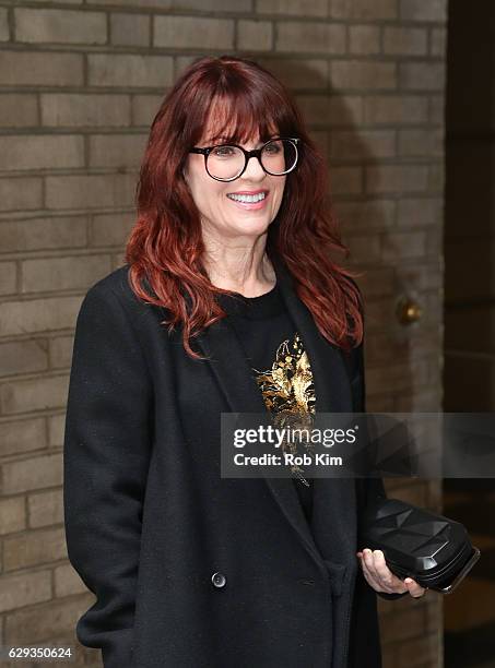 Megan Mullally arrives for the Hearst 100 Luncheon at Michael's on December 12, 2016 in New York City.