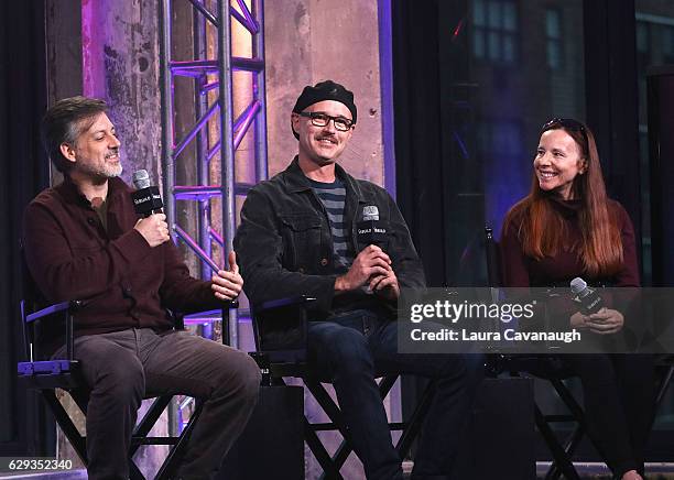 Lou Pepe, Keith Fulton and Vonda Viland attend Build Presents to discuss "The Bad Kids" at AOL HQ on December 12, 2016 in New York City.