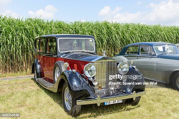 rolls-royce 20/25 vintage classic car - vintage rolls royce stock pictures, royalty-free photos & images