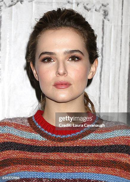 Zoey Deutch attends Build Presents to discuss "Why Him?" at AOL HQ on December 12, 2016 in New York City.