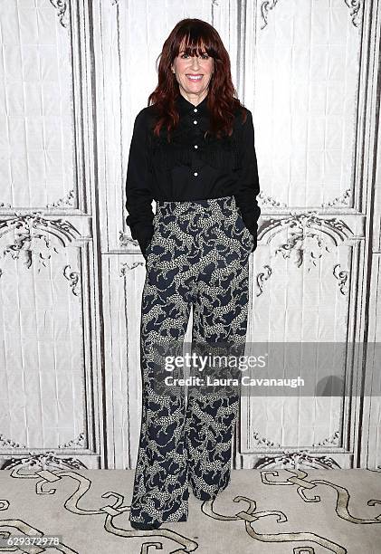 Megan Mullally attends Build Presents to discuss "Why Him?" at AOL HQ on December 12, 2016 in New York City.