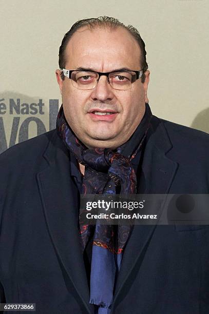 Andrea Tumbarello attends Conde Nast Traveler 2017 Gastronomic Guide presentation at the Royal Theater on December 12, 2016 in Madrid, Spain.