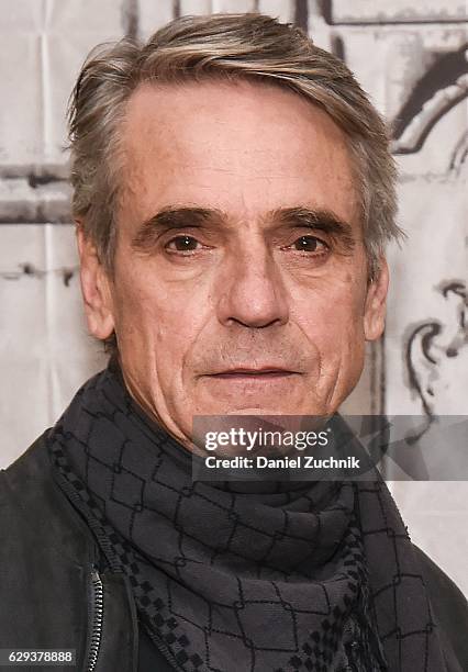 Jeremy Irons attends AOL Build to discuss the movie 'Assassin's Creed' at AOL HQ on December 12, 2016 in New York City.