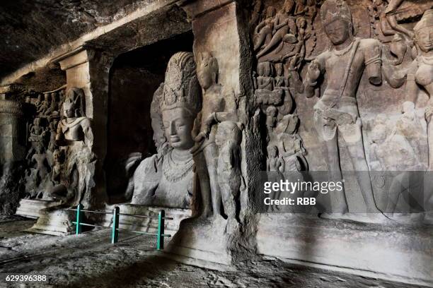 elephanta caves - elephanta caves stock pictures, royalty-free photos & images