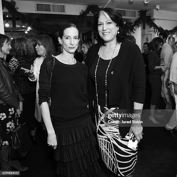 Vanessa Friedman and Tammy Haddad attend Hearst Chief Content Officer Joanna Coles Hosts the Hearst 100 Luncheon at Michael's on December 12, 2016 in...