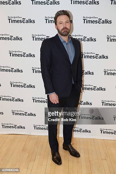 Ben Affleck attends TimesTalks at the NYU Skirball Center for the Performing Arts on December 12, 2016 in New York City.