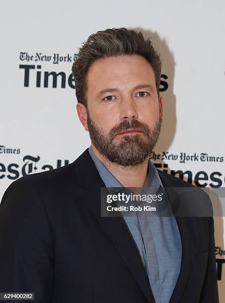 Ben Affleck attends TimesTalks at the NYU Skirball Center for the Performing Arts on December 12, 2016 in New York City.