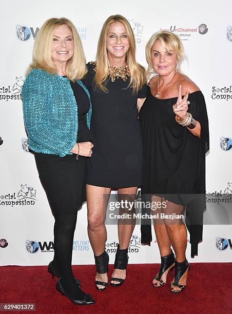 Psychic Medium and TV personality Char Margoles, television news personalityÊDorothy Lucy and TV personality Bobi Leonard at Champions of Change: A...