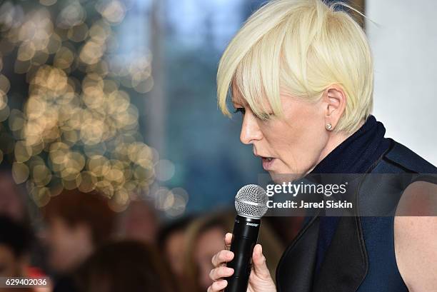 Joanna Coles attends Hearst Chief Content Officer Joanna Coles Hosts the Hearst 100 Luncheon at Michael's on December 12, 2016 in New York City.