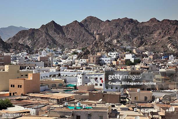 Skyline of courage yard, Muscat, Oman