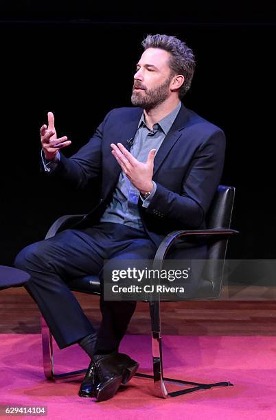 Actor Ben Affleck attends TimesTalks In Conversation with Chip McGrath at The New York Times Center on December 12, 2016 in New York City.