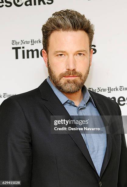 Actor Ben Affleck attends TimesTalks In Conversation With Chip McGrath at The New York Times Center on December 12, 2016 in New York City.