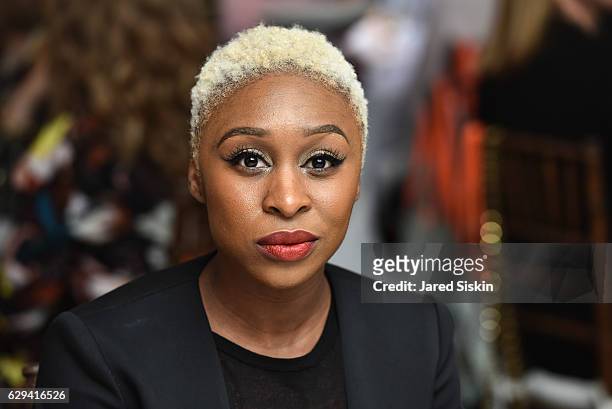 Cynthia Erivo attends Hearst Chief Content Officer Joanna Coles Hosts the Hearst 100 Luncheon at Michael's on December 12, 2016 in New York City.