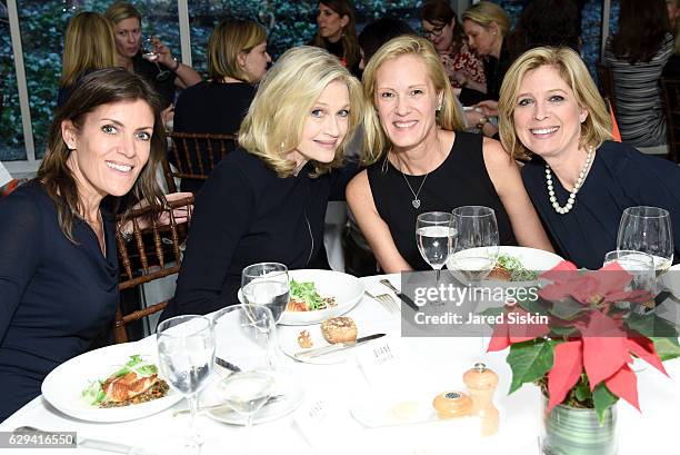 Wendy Clark, Diane Sawyer, Kristin Lemkau and Debbie Messemer attend Hearst Chief Content Officer Joanna Coles Hosts the Hearst 100 Luncheon at...