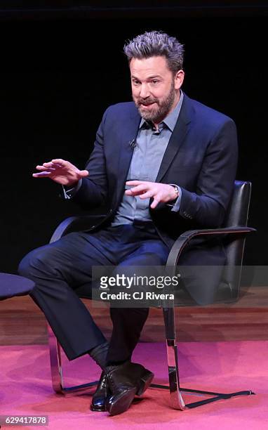 Actor Ben Affleck attends TimesTalks In Conversation with Chip McGrath at The New York Times Center on December 12, 2016 in New York City.