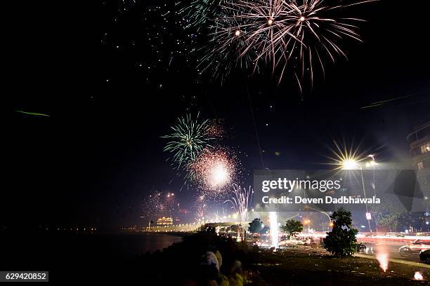 fireworks - mumbai - fw16 stockfoto's en -beelden