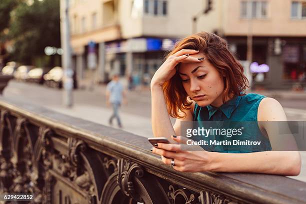 depression in women - anxiety stockfoto's en -beelden