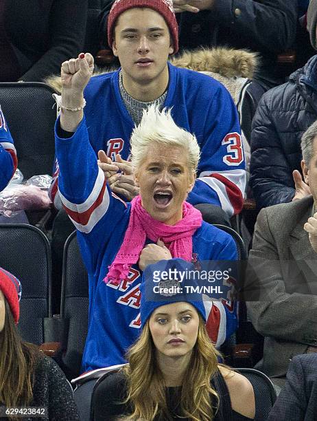 Anne Burrell seen at Madison Square Garden on December 11, 2016 in New York City.
