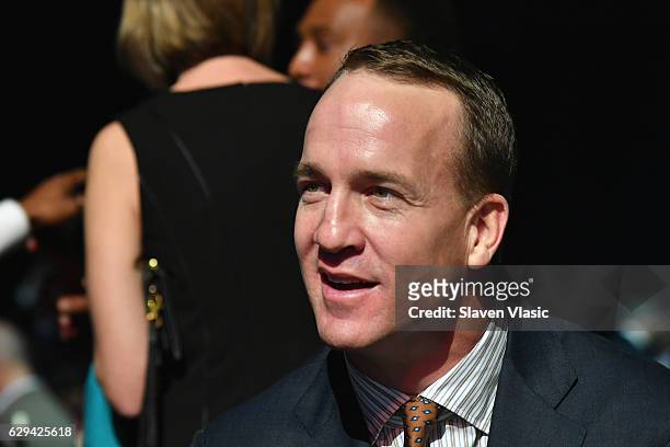 Peyton Manning attends the Sports Illustrated Sportsperson of the Year Ceremony 2016 at Barclays Center of Brooklyn on December 12, 2016 in New York...