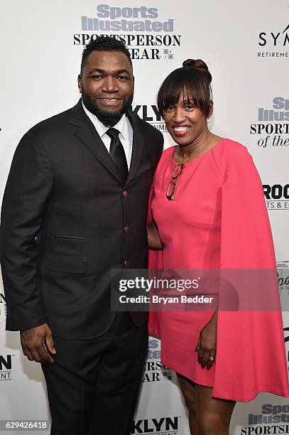 Olympic Track and Field athlete Jackie Joyner-Kersee and Basesball Player David Ortiz attend the Sports Illustrated Sportsperson of the Year Ceremony...