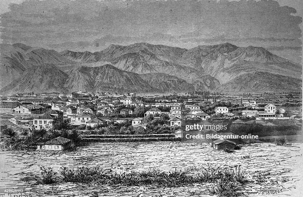 View of sparta, greece