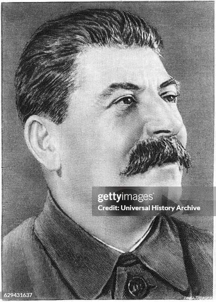 Joseph Stalin, Leader of Soviet Union 1922-52, Portrait .