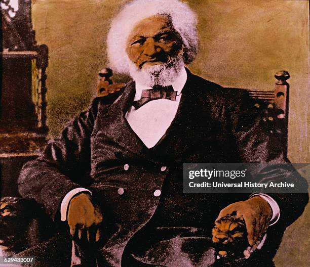 Frederick Douglass , American Abolitionist, Portrait.