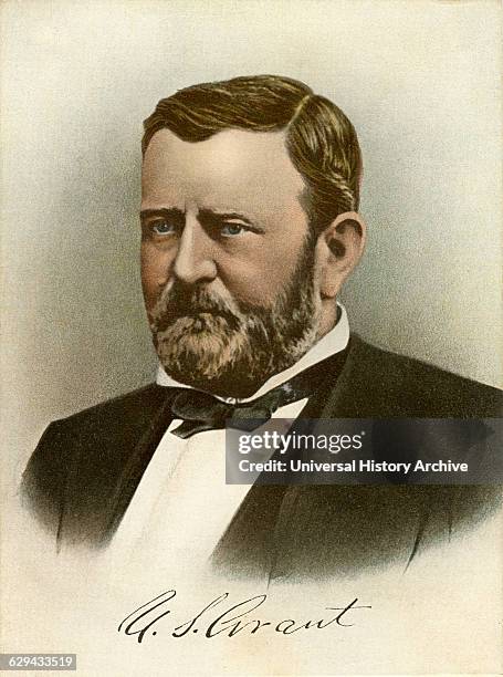 Ulysses S. Grant, 18th President of the United States, Portrait.