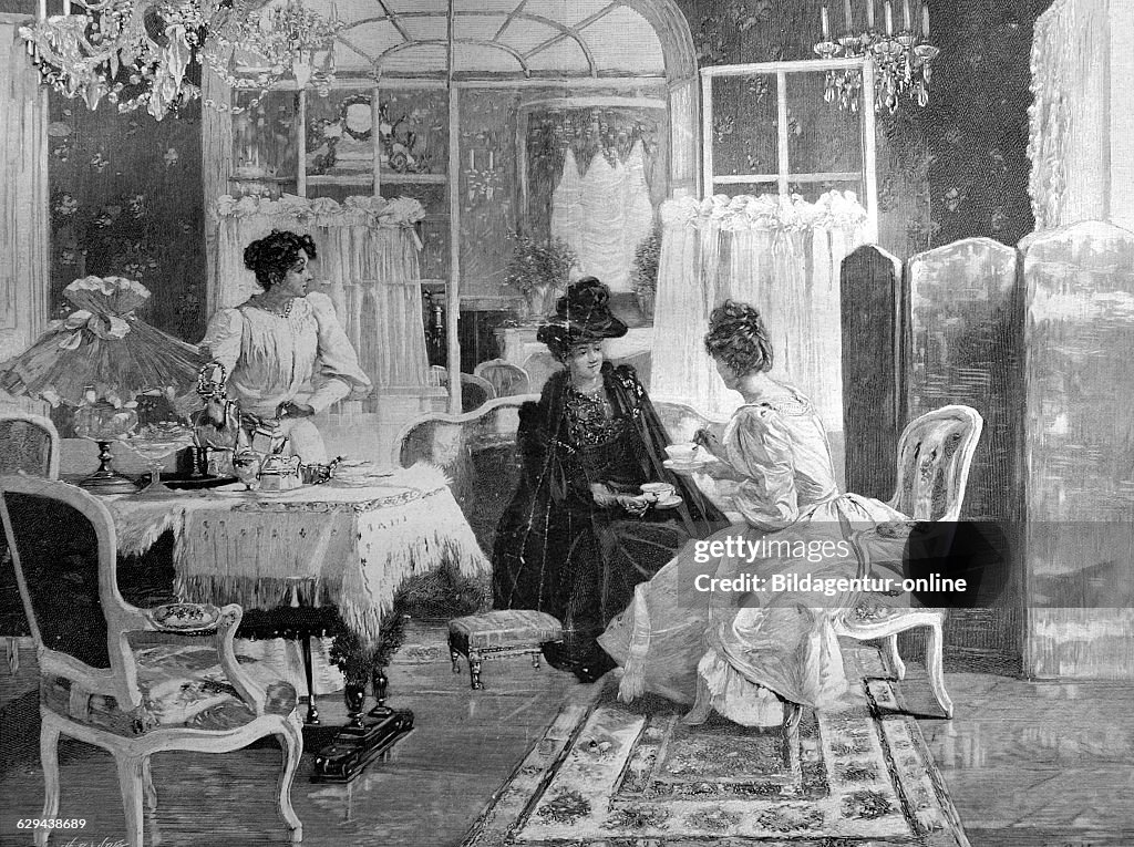 Women at a coffee party