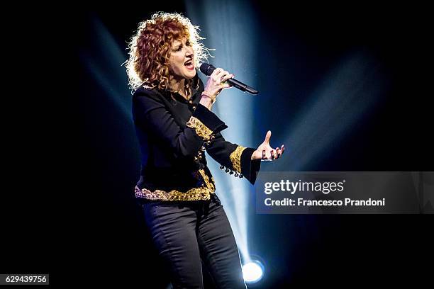 Fiorella Mannoia Performs at Teatro degli Arcimboldi on December 12, 2016 in Milan, Italy.