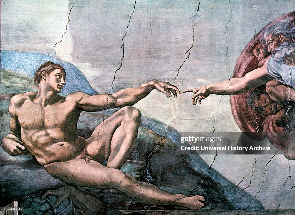 God Creates Adam Sistine Chapel The Vatican Michelangelo Fresco god-creates-adam-sistine-chapel-the-vatican-michelangelo-fresco