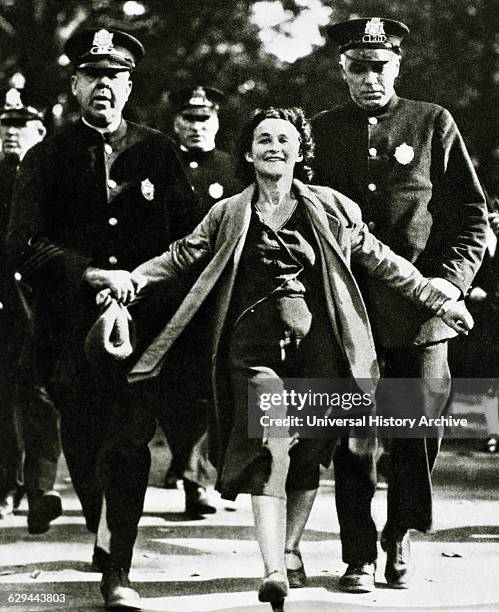 Edith Berkman, Communist Labor Organizer, Arrested During Textile Strike, Lawrence, Massachusetts, USA, 1933.