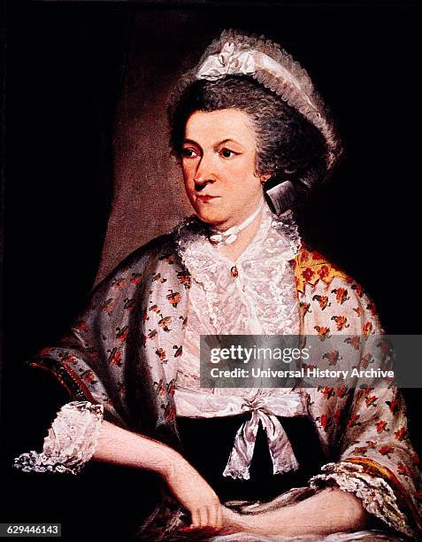 Abigail Adams , American First Lady, Wife of President John Adams, Mother of President John Quincy Adams, Portrait, Mather Brown, 1785.