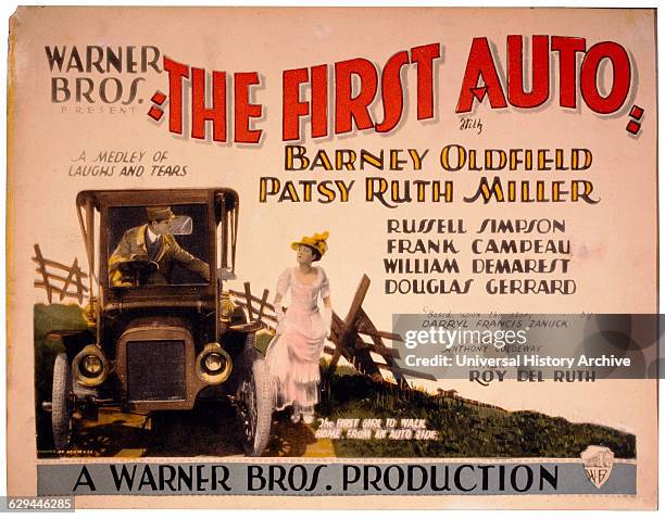 Warner Brothers Presents "The First Auto", Movie Advertisement, 1927.