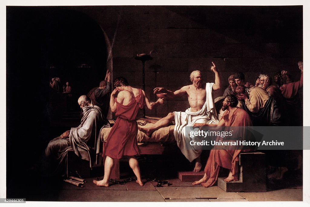 The Death Of Socrates Oil On Canvas Painting By Jacques Louis David the-death-of-socrates-oil-on-canvas-painting-by-jacques-louis-david