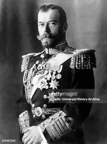Czar Nicholas II , Last Emperor of Russia, Portrait, circa 1915.